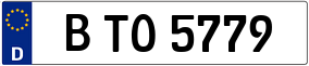 Truck License Plate